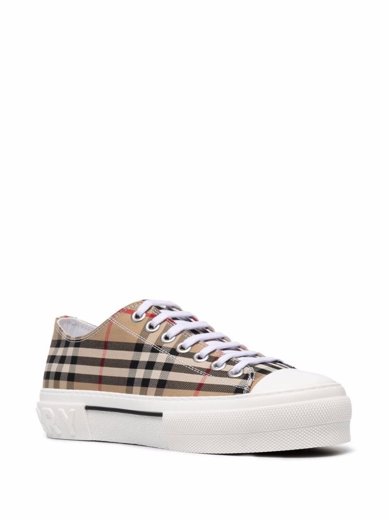 Neutral  Vintage Check Sneakers