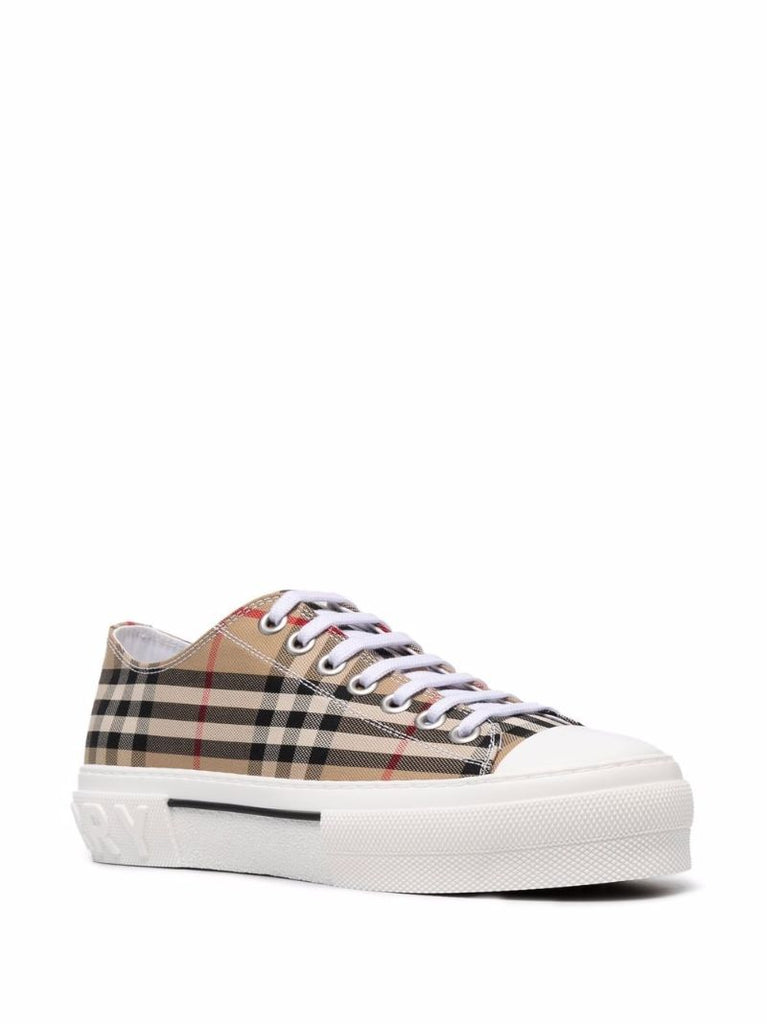 Neutral  Vintage Check Sneakers