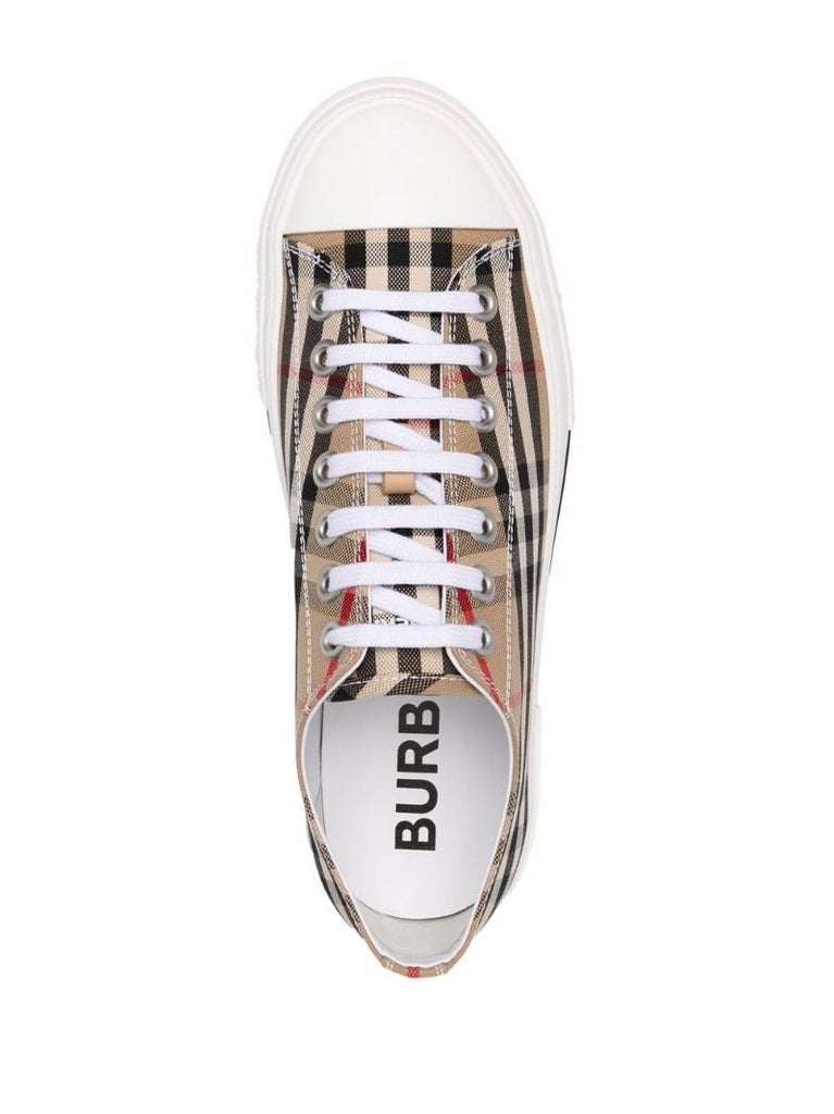 Neutral  Vintage Check Sneakers
