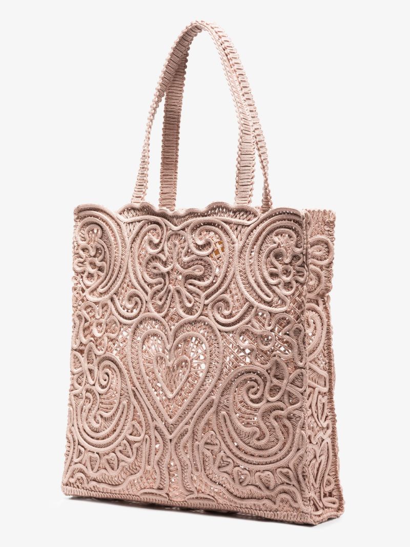 Pink Beatrice Medium Shopper Tote Bag