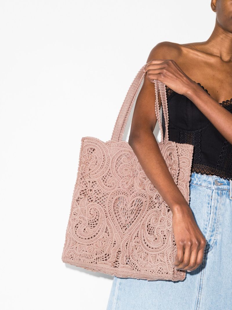 Pink Beatrice Medium Shopper Tote Bag