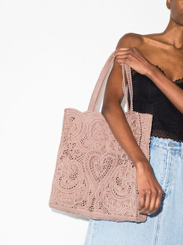 Pink Beatrice Medium Shopper Tote Bag