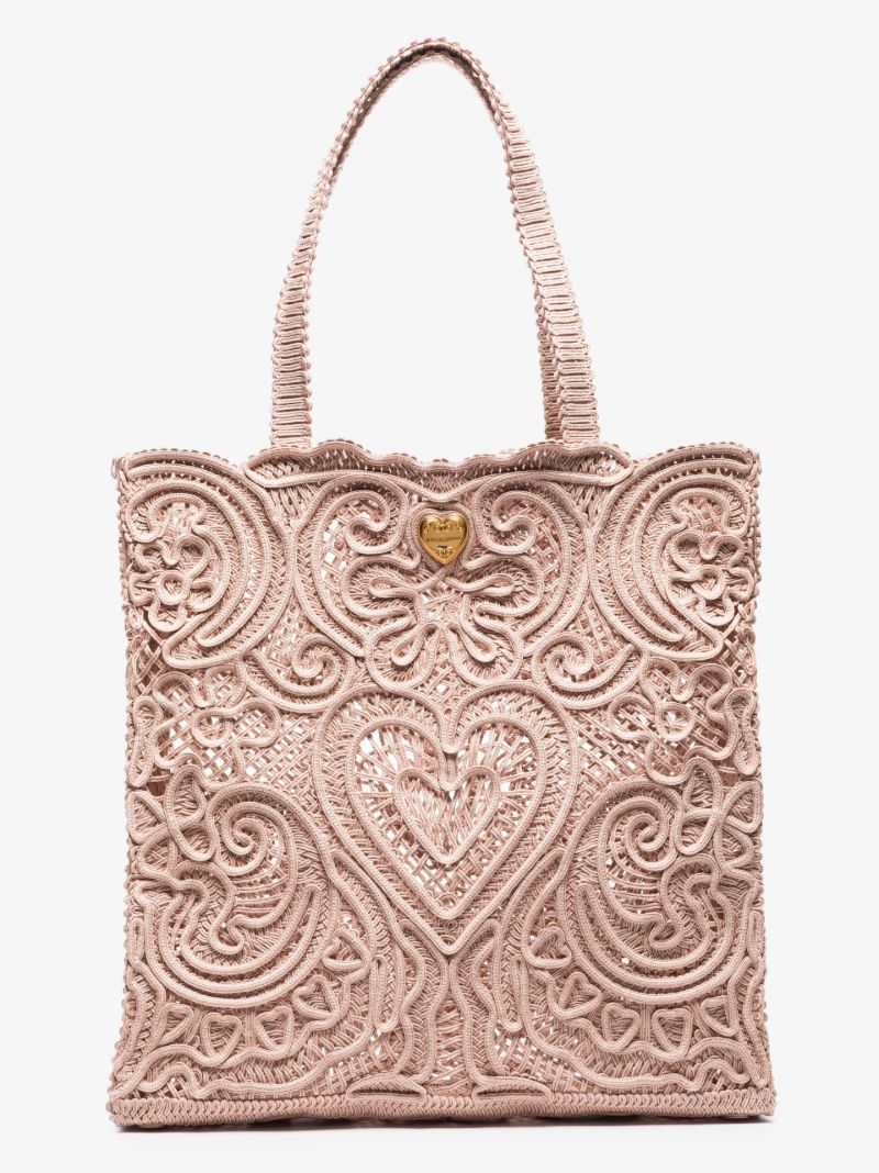 Pink Beatrice Medium Shopper Tote Bag