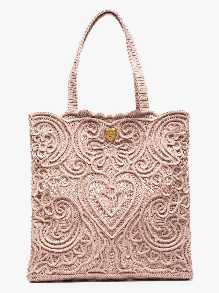 Pink Beatrice Medium Shopper Tote Bag