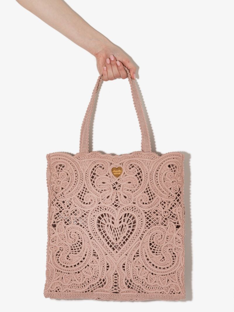 Pink Beatrice Medium Shopper Tote Bag