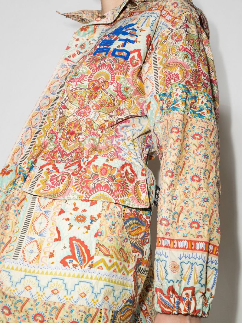 Heroes Hooded Paisley Print Parka