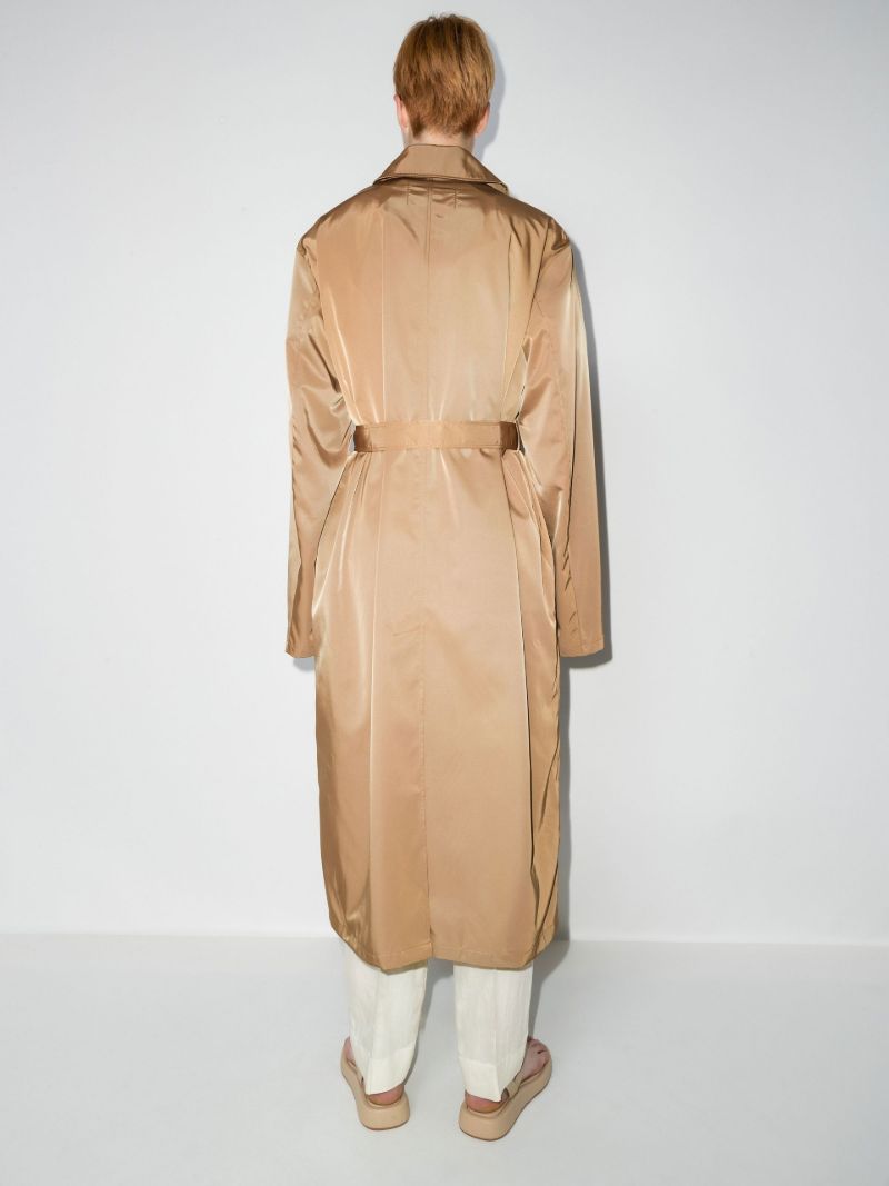 Brown Eddie Oversized Trench Coat