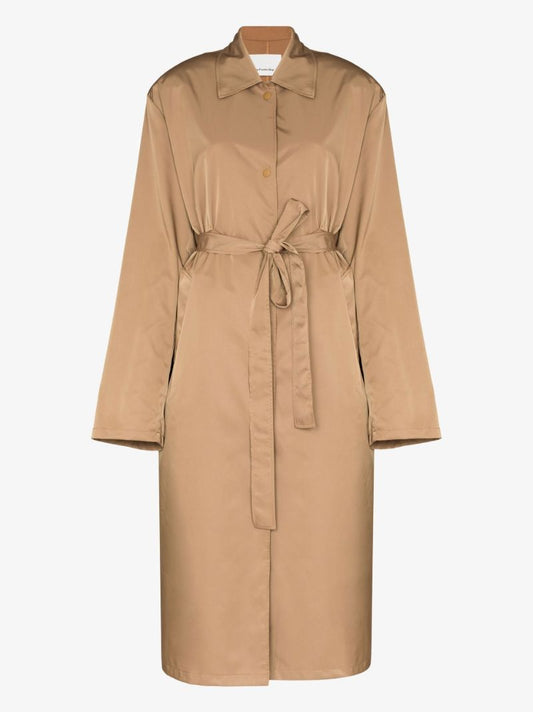 Brown Eddie Oversized Trench Coat