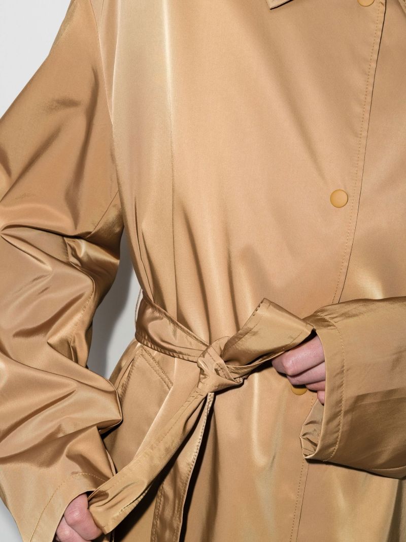 Brown Eddie Oversized Trench Coat