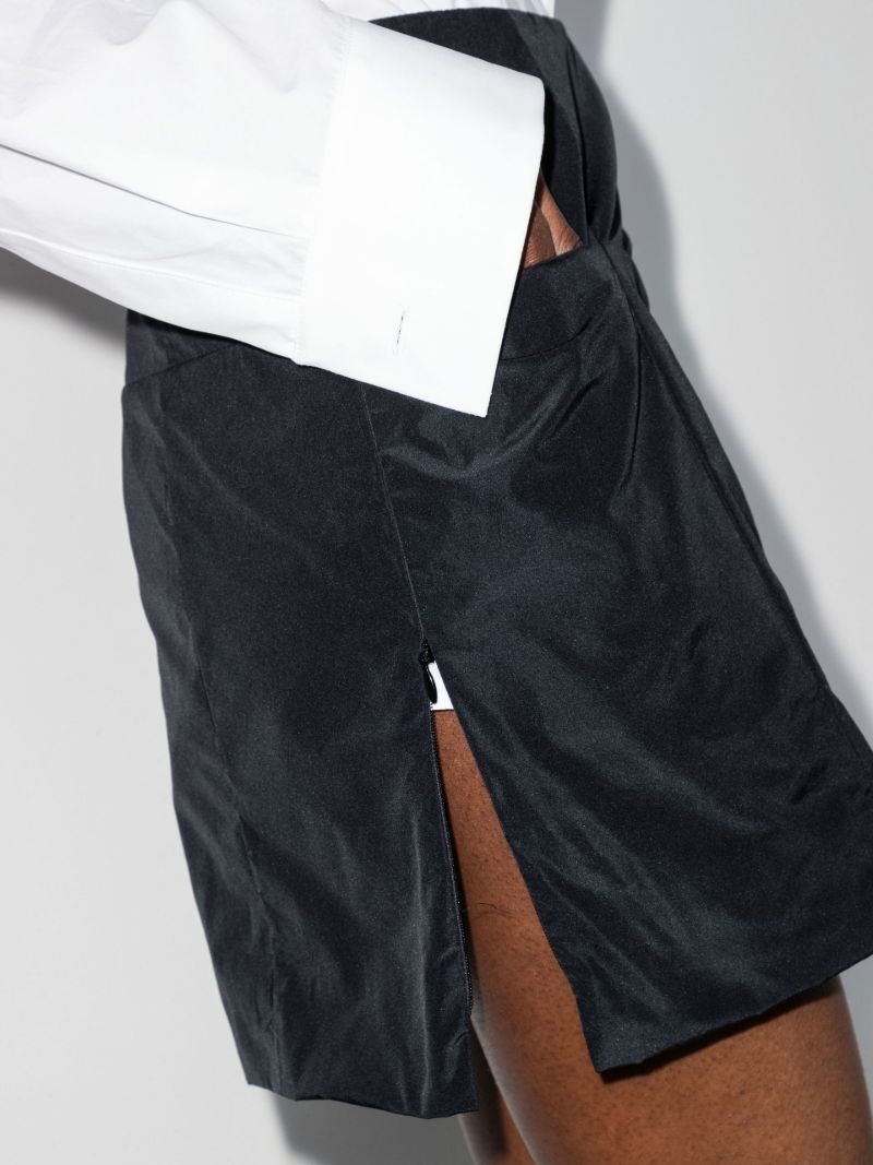 Action Zip Mini Skirt