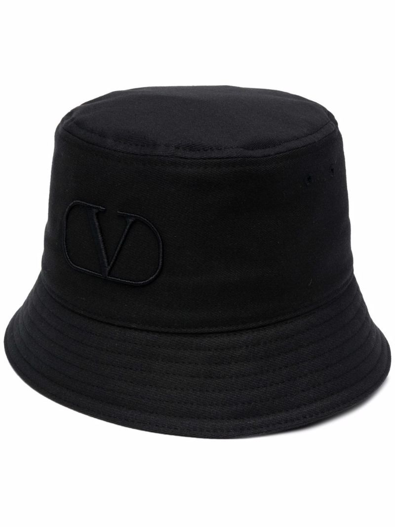 Black Vlogo Bucket Hat