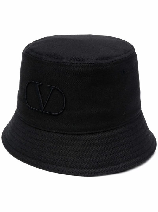 Black Vlogo Bucket Hat