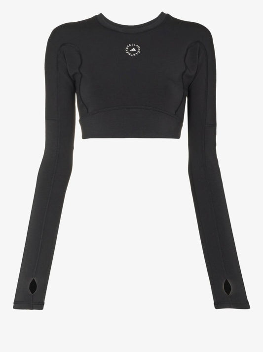 Black Truestrength Yoga Crop Top