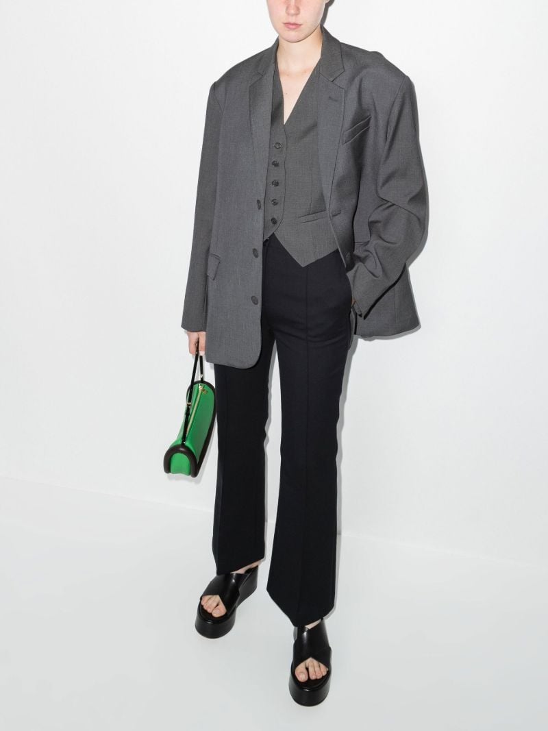 Grey Gelso Oversized Blazer