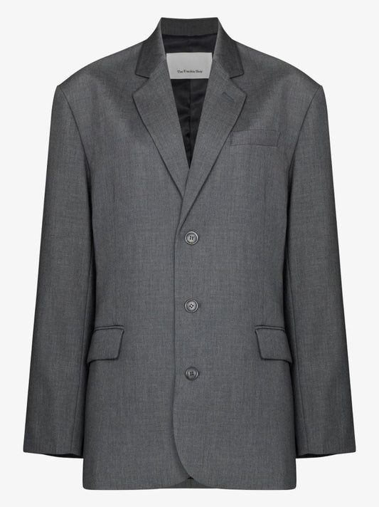 Grey Gelso Oversized Blazer