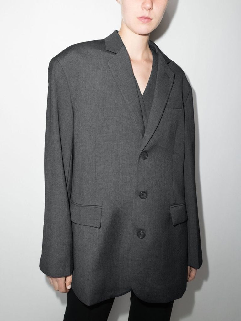 Grey Gelso Oversized Blazer