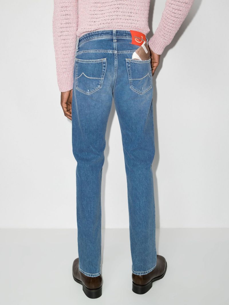 Nick Distressed Slim Leg Jeans
