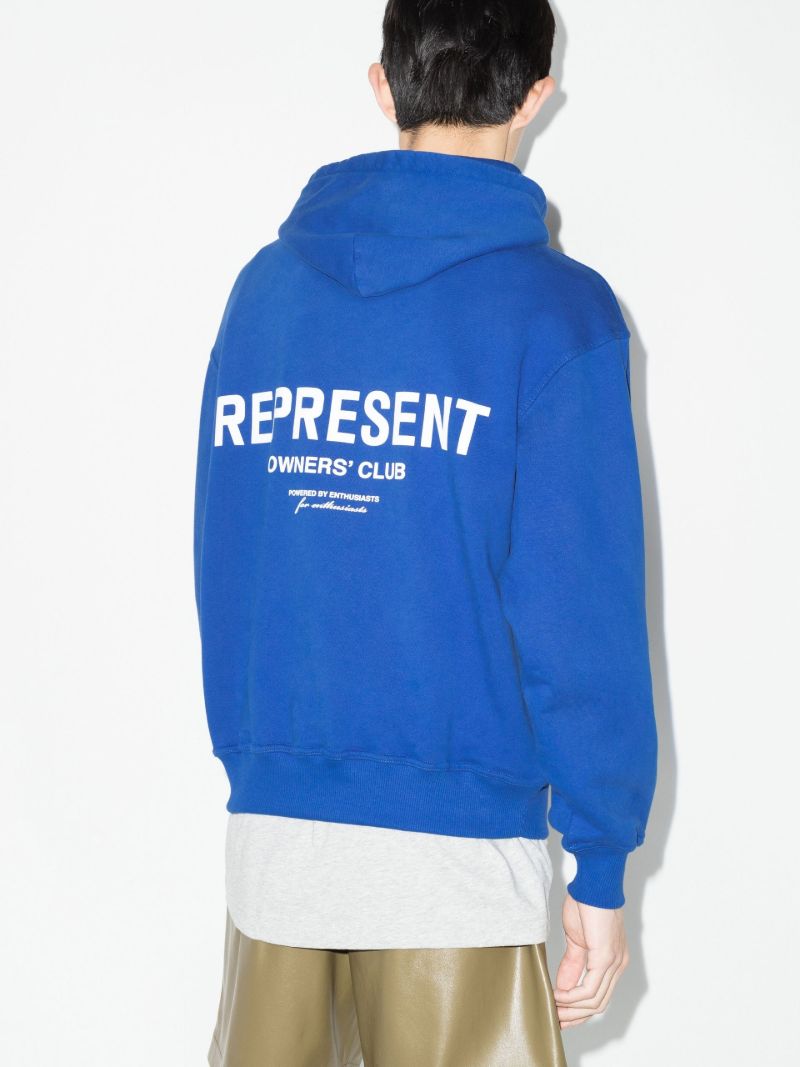 Owners' Club Printed Cotton Hoodie
