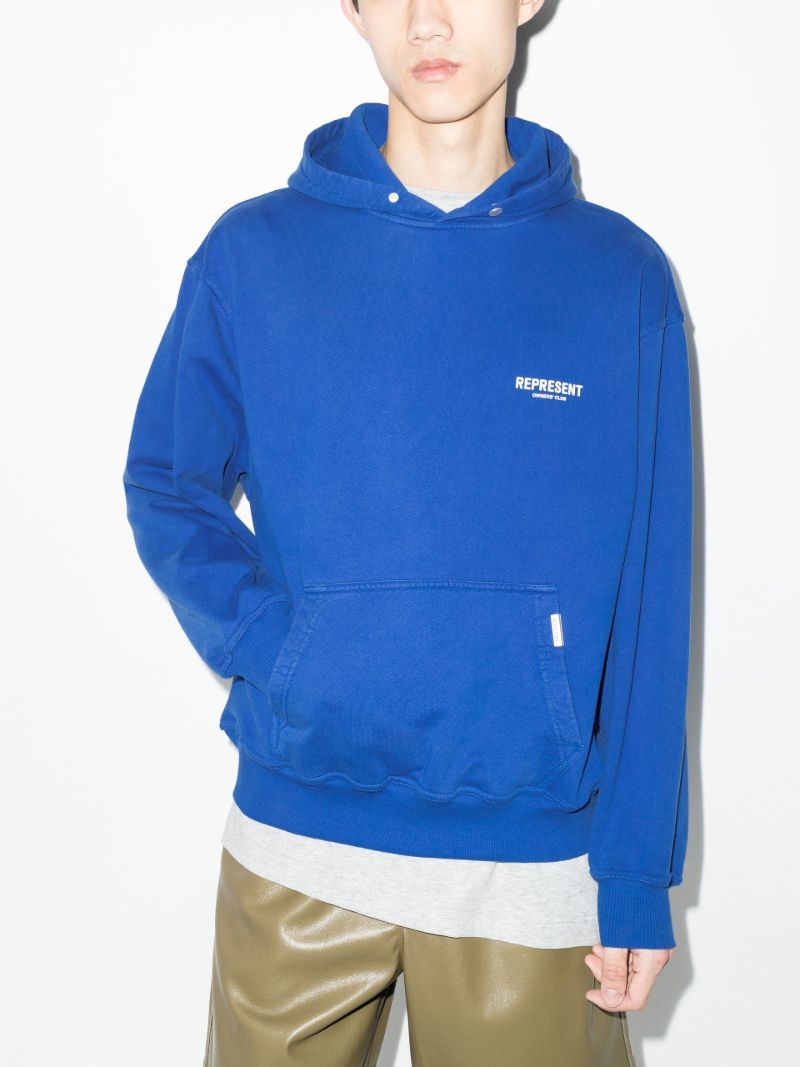 Owners' Club Printed Cotton Hoodie