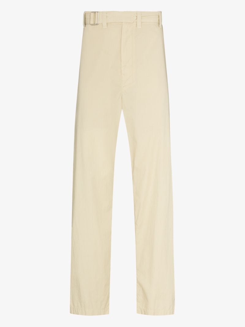 Belted Cotton Trousers