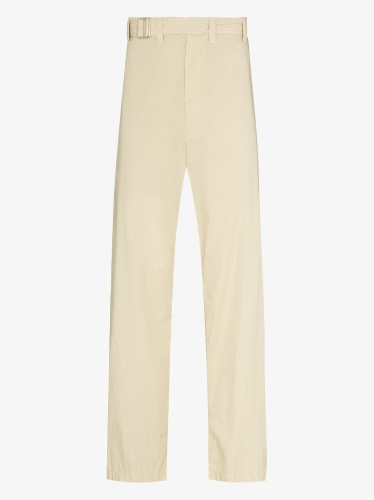 Belted Cotton Trousers