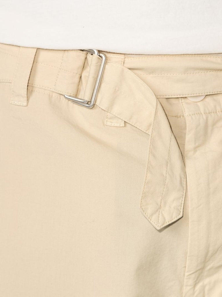 Belted Cotton Trousers