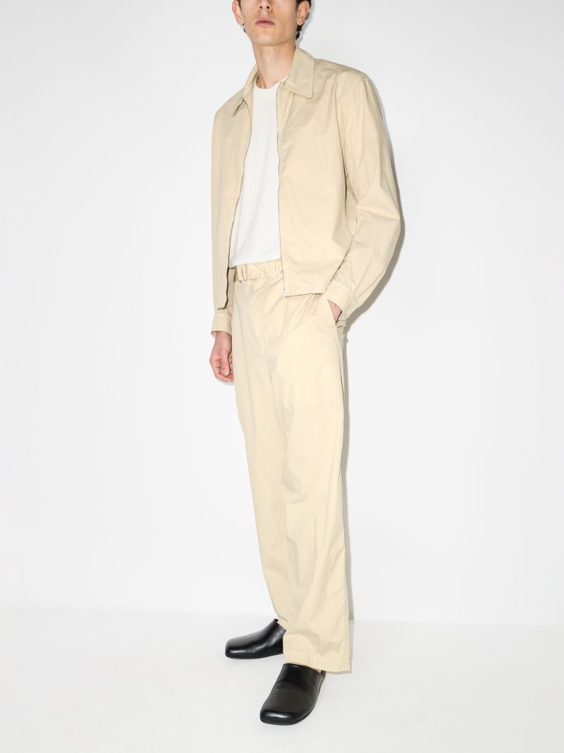 Belted Cotton Trousers