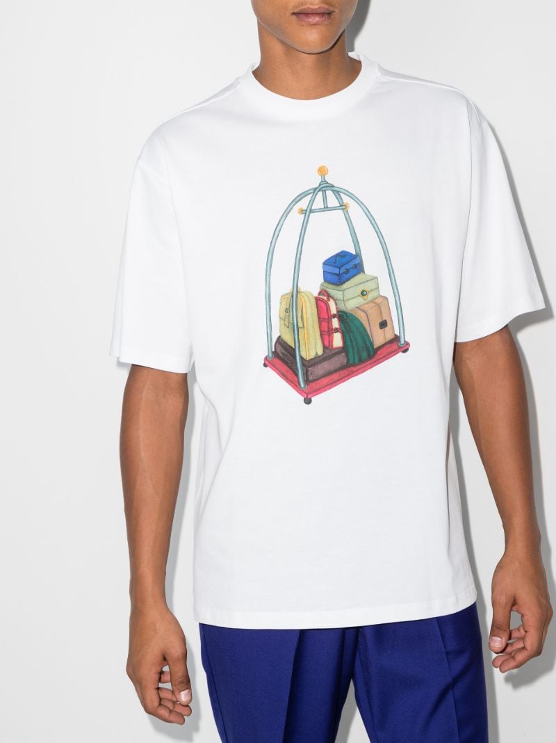 Luggage Trolley Cotton T-shirt