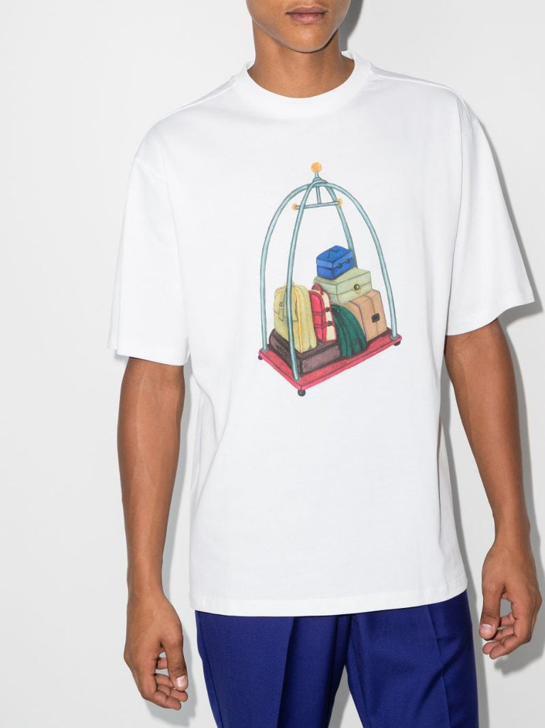 Luggage Trolley Cotton T-shirt