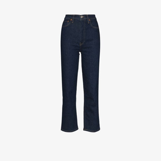 Ã¢â_x0082_¬Ë_x009c_70s Stove Pipe Cropped Jeans