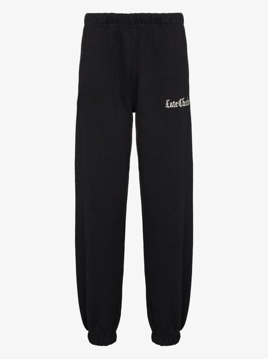 Logo Cotton Track Pants