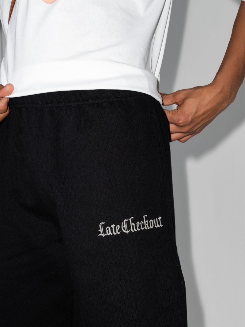 Logo Cotton Track Pants