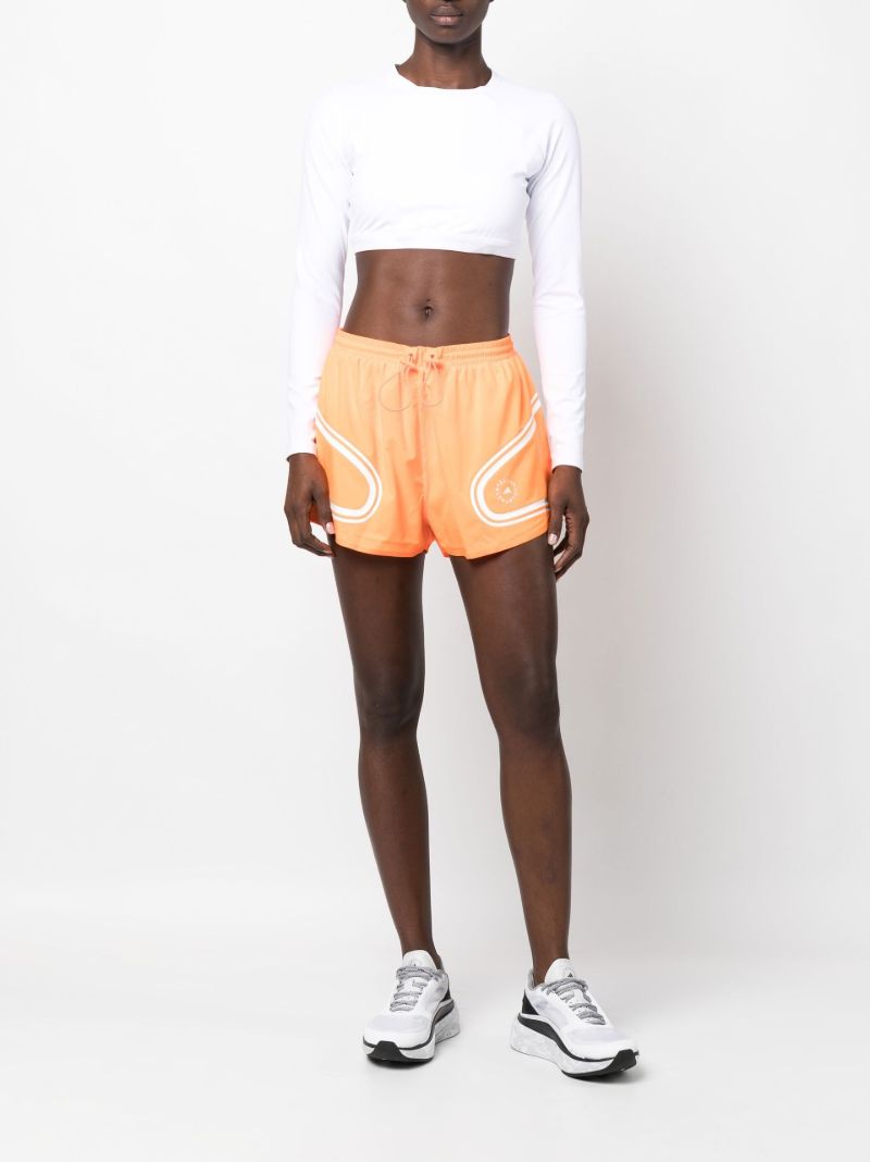 Orange Truepace Running Shorts