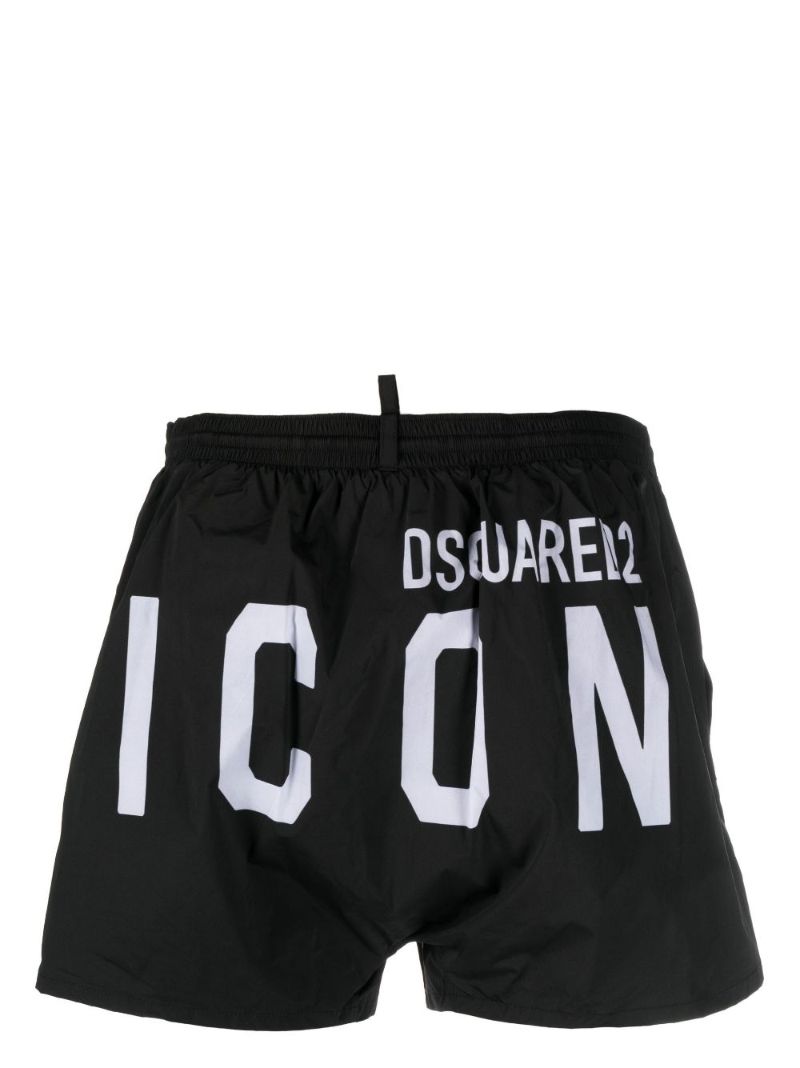 Black Be Icon Swim Shorts