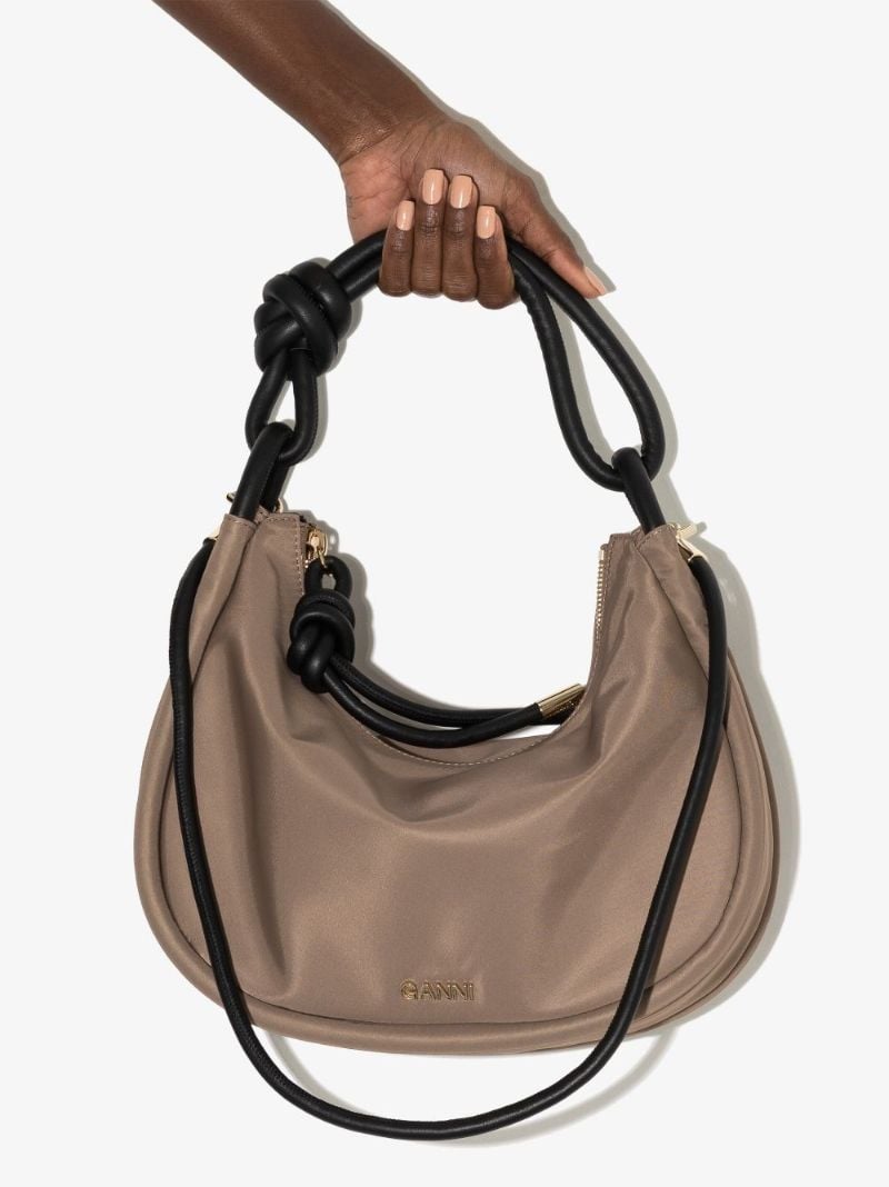 Neutral Knot Logo Shoulder Bag