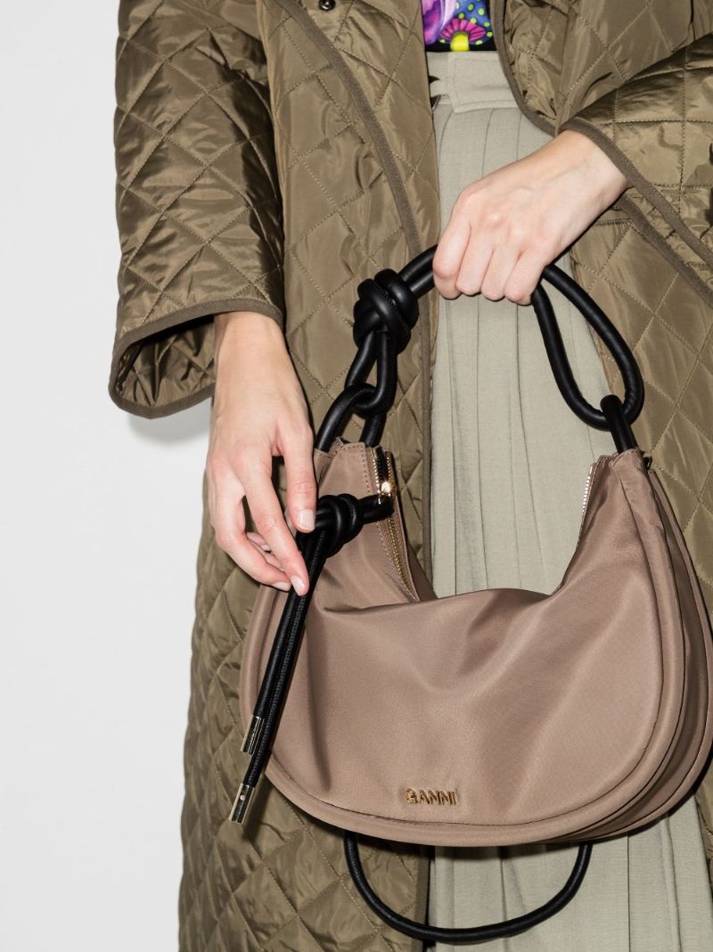 Neutral Knot Logo Shoulder Bag