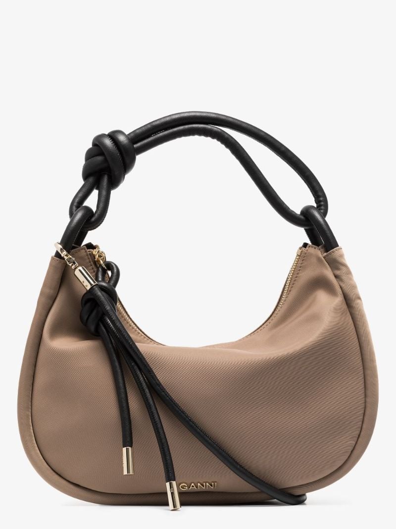 Neutral Knot Logo Shoulder Bag