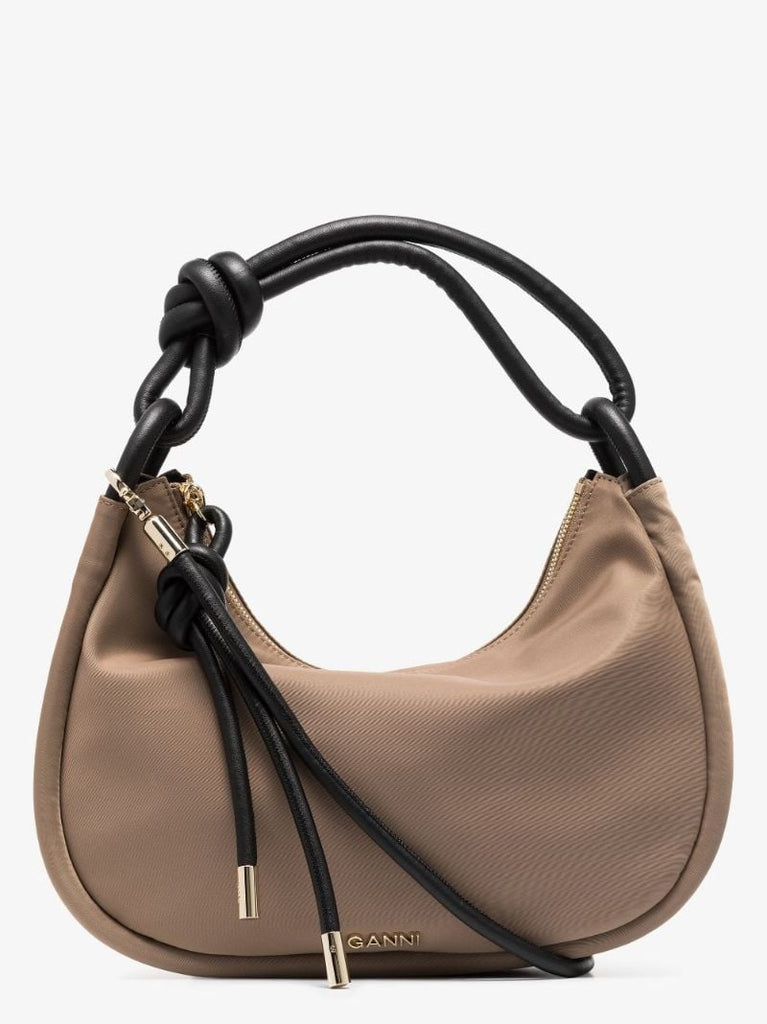 Neutral Knot Logo Shoulder Bag