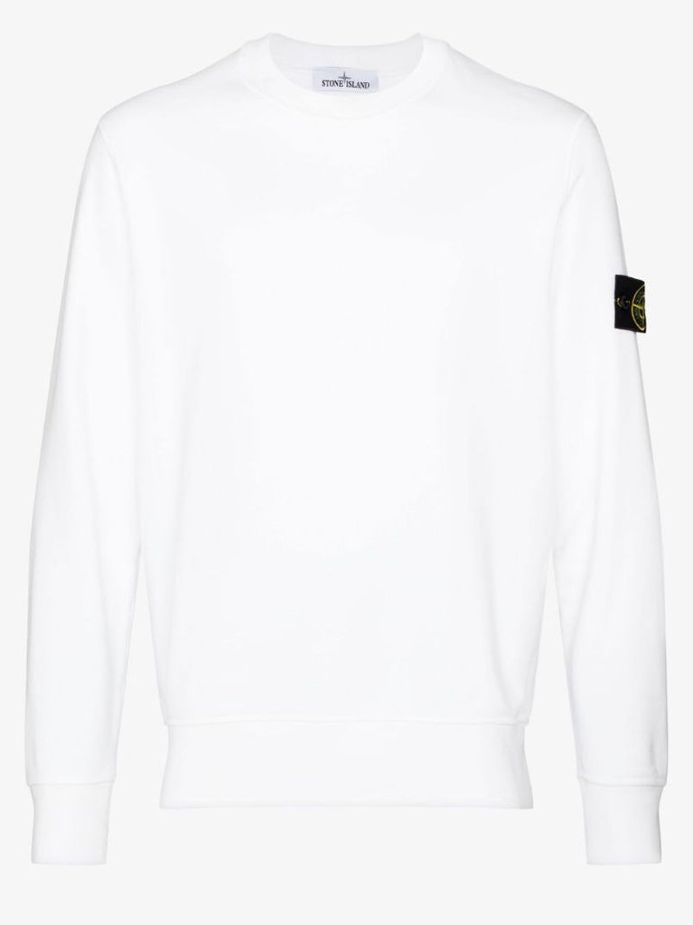 White Cotton Sweatshirt