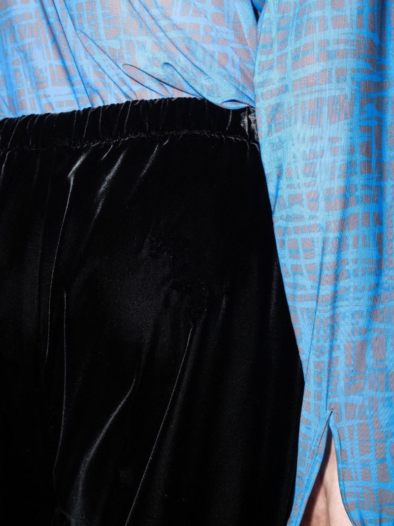 Party Velvet Track Pants