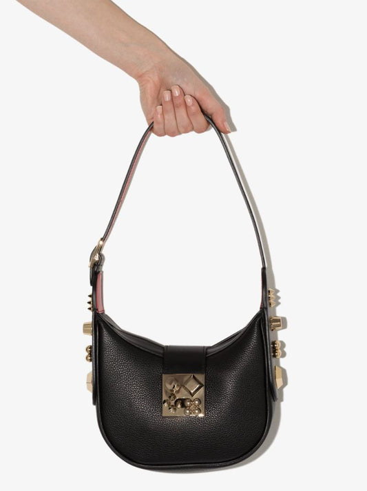 Black Carasky Mini Leather Shoulder Bag