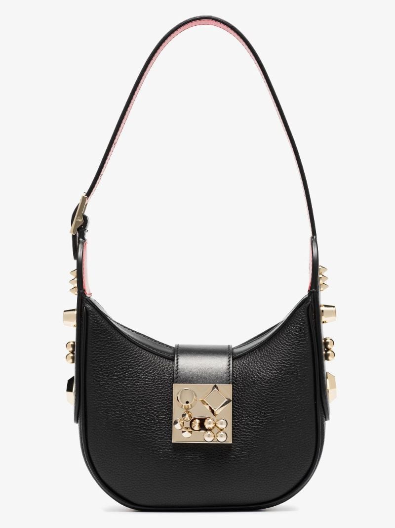 Black Carasky Mini Leather Shoulder Bag