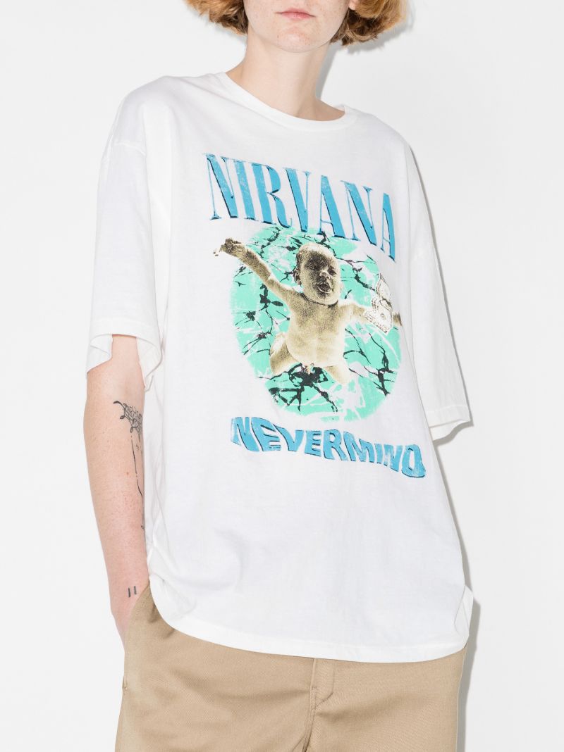 Nirvana Print Cotton T-shirt
