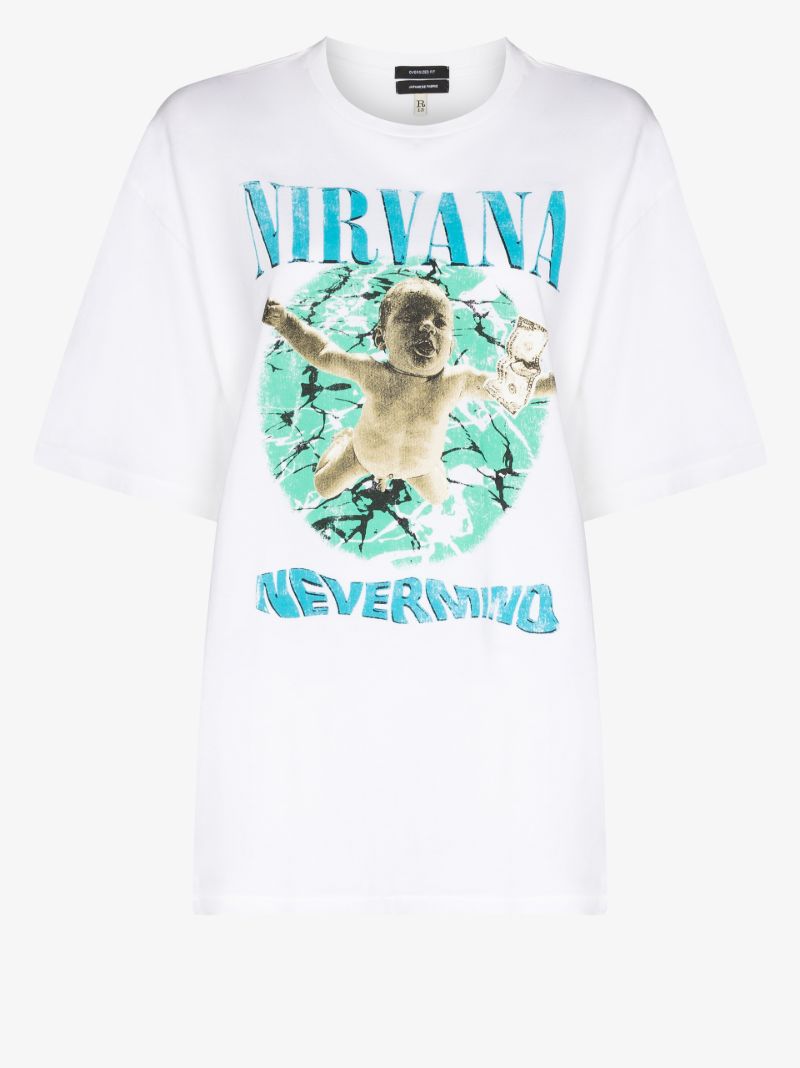 Nirvana Print Cotton T-shirt