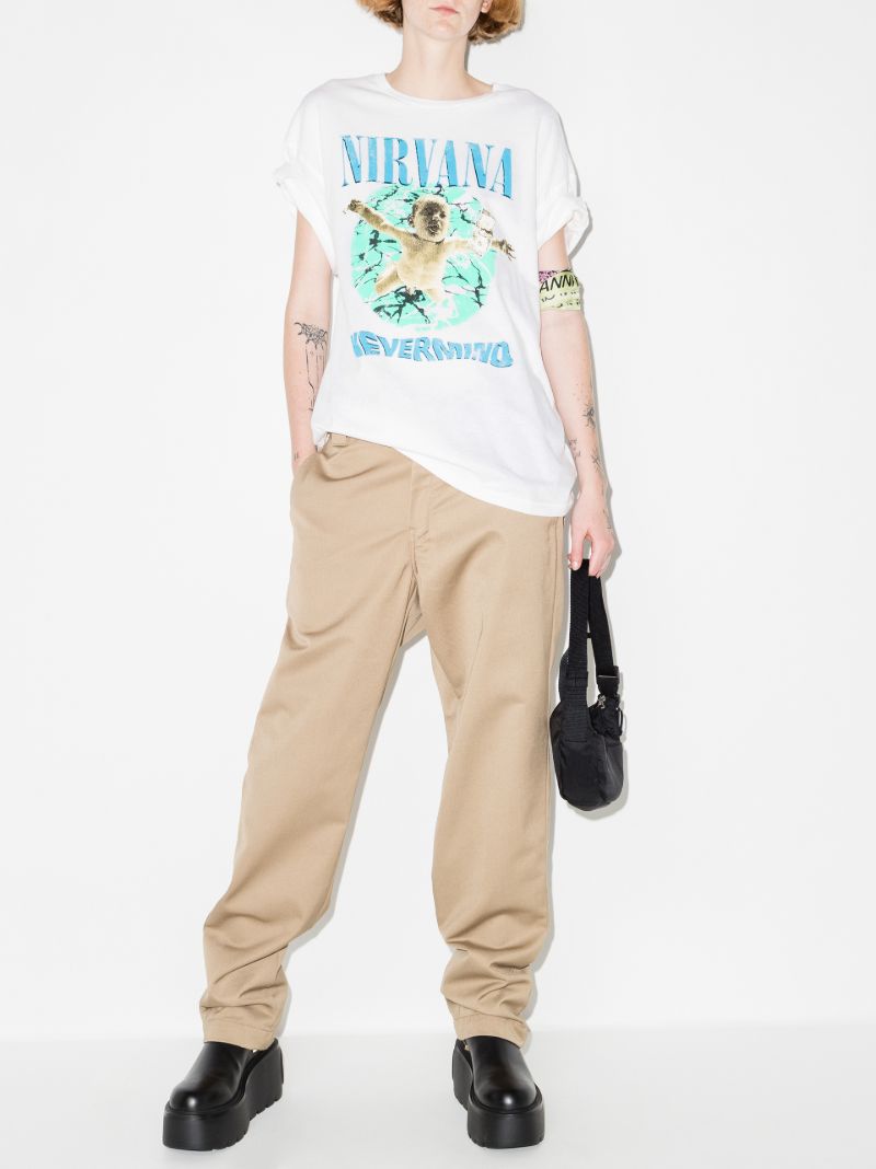 Nirvana Print Cotton T-shirt