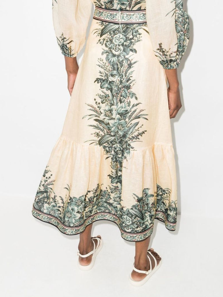 Moonshine Printed Midi Skirt