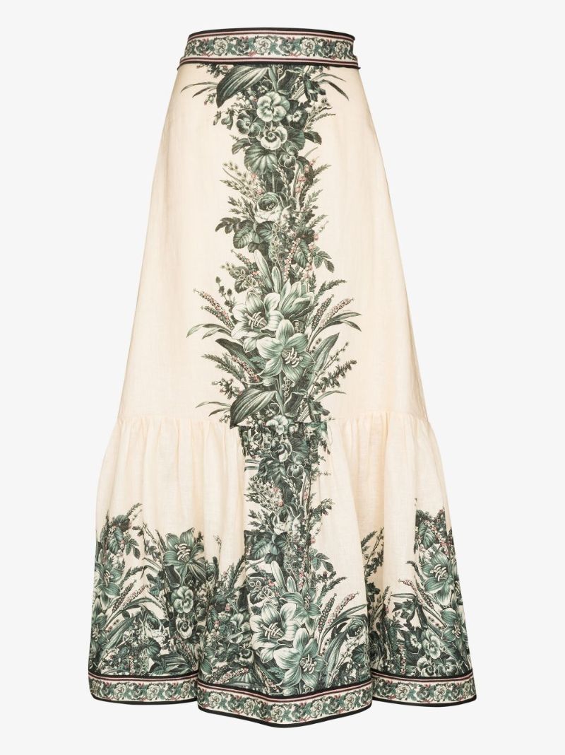 Moonshine Printed Midi Skirt
