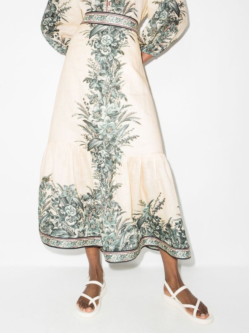 Moonshine Printed Midi Skirt