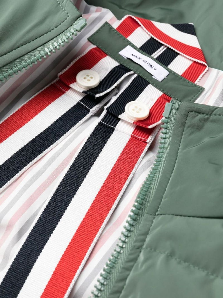 Green 4-bar Padded Ski Jacket