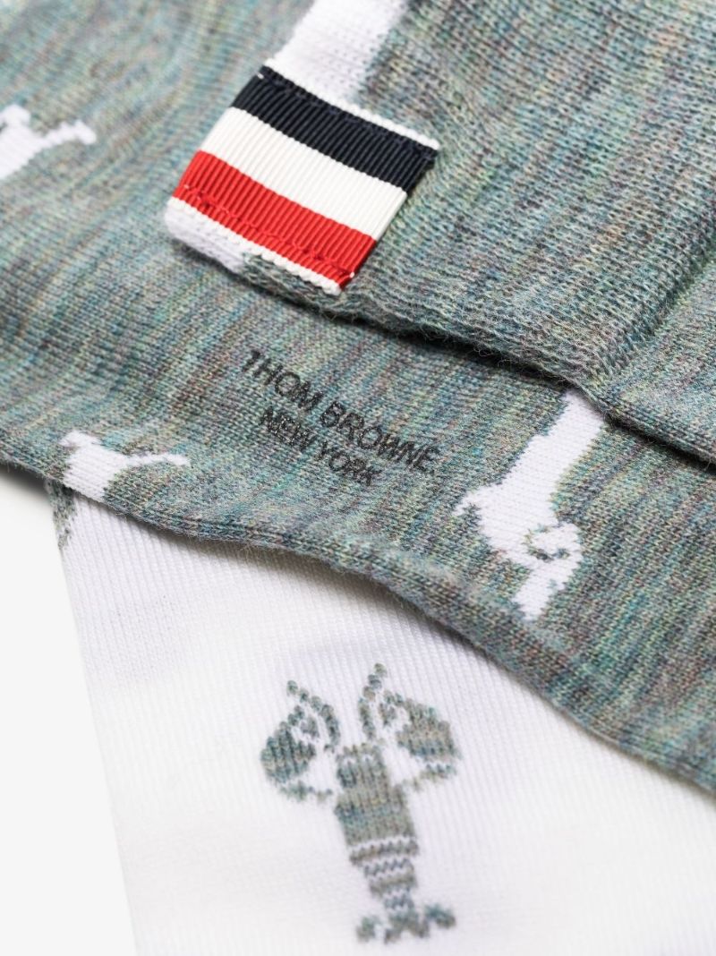White and Grey Hector Lobster Socks